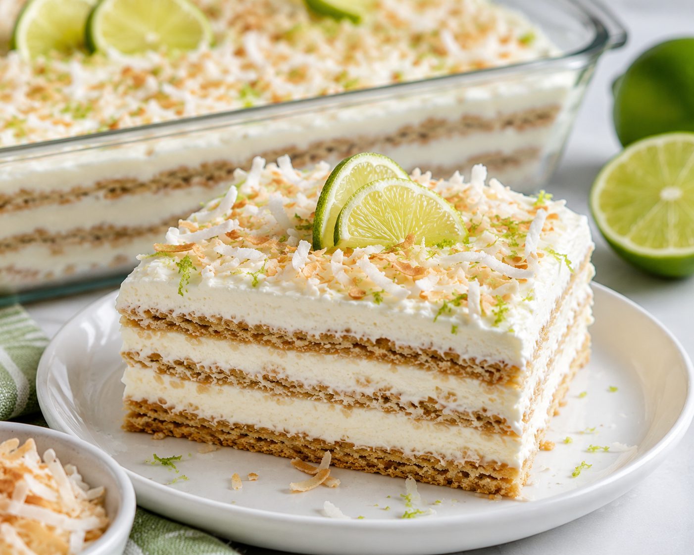 Coconut Lime Icebox Cake